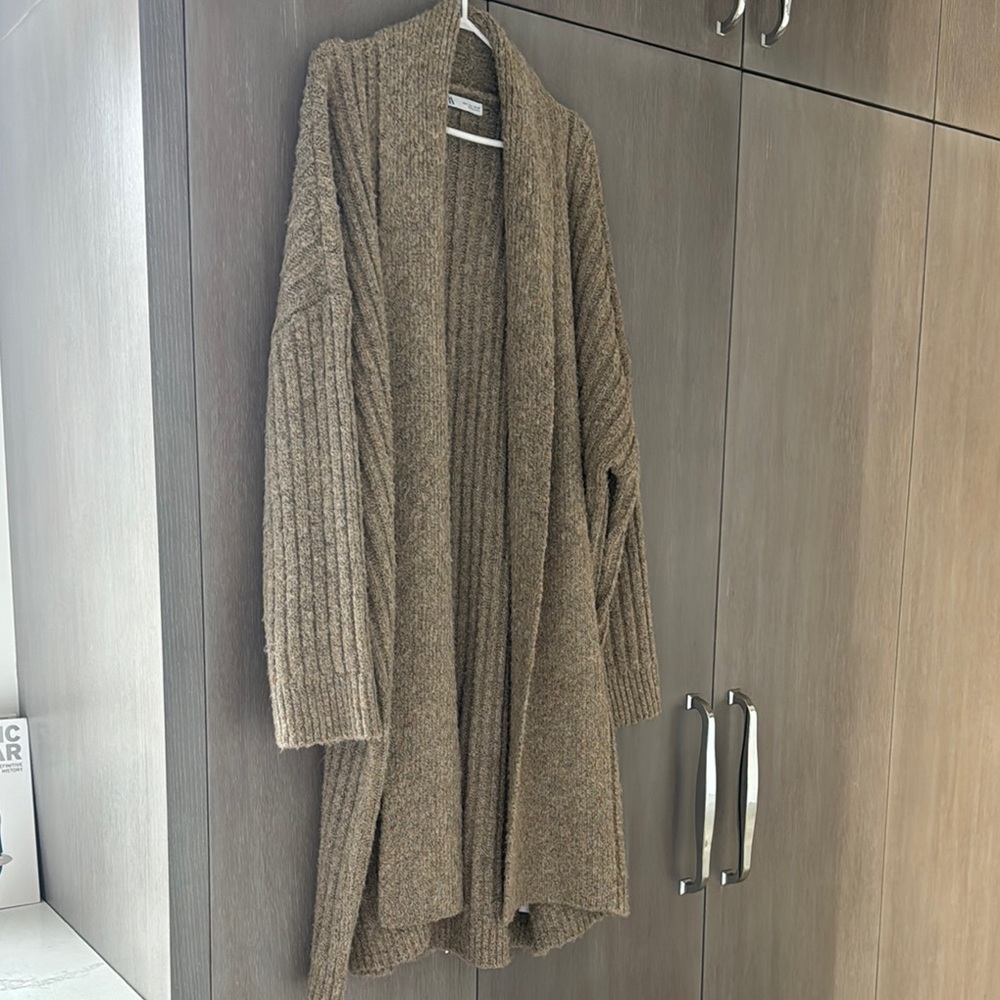Cozy Brown Knit Sweater